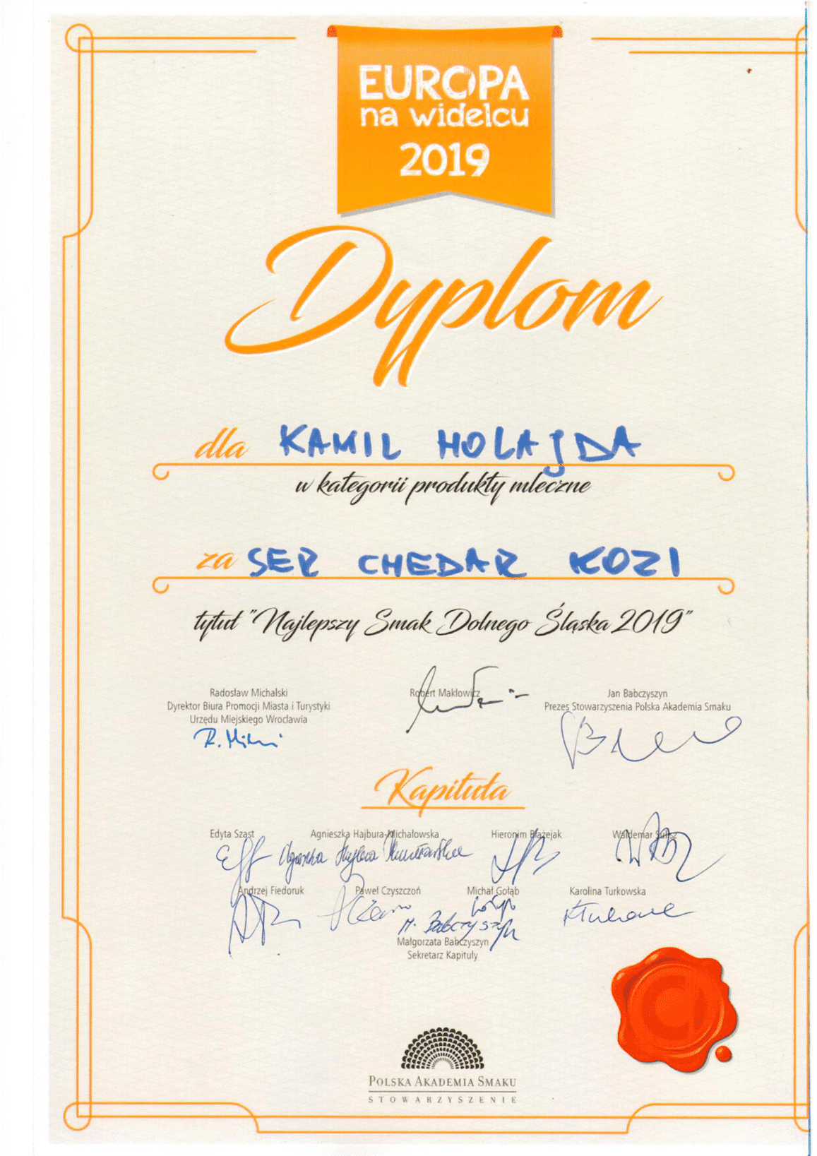 Sernica Dolnośląska - dyplom